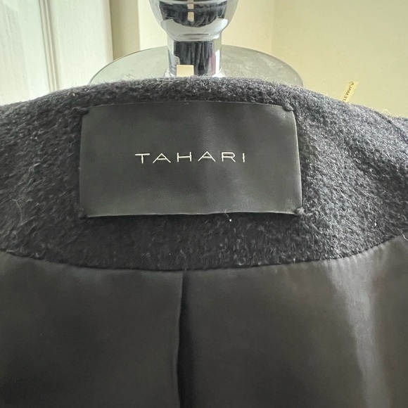 Tahari Charcoal Women's Coat - Picture 9 of 11